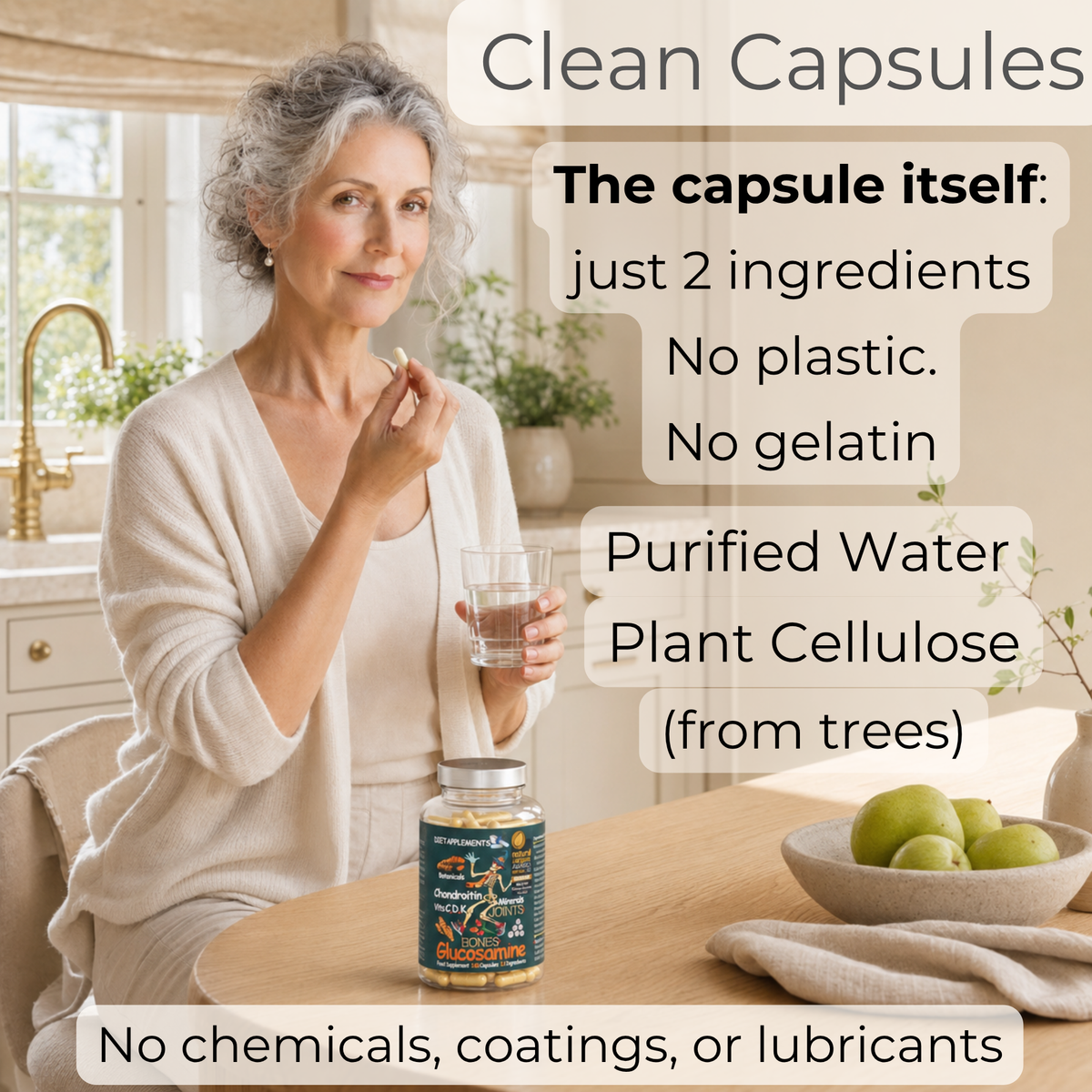Dietapplements Glucosamine, Chondroitin & Turmeric