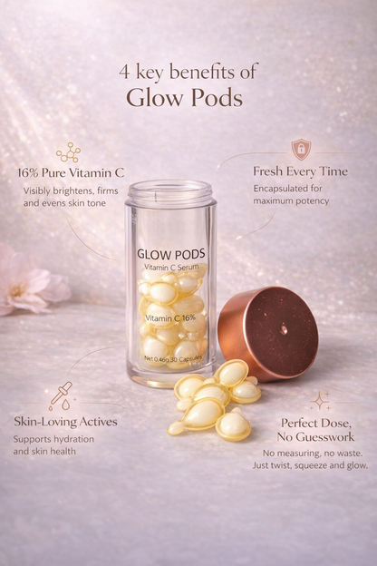 Aucora Glow Pods Vitamin C Serum Capsules