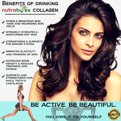 Advanced Liquid Marine Collagen 10,000mg | with Hyaluronic Acid, Biotin & Vitamin C | Berry Flavour