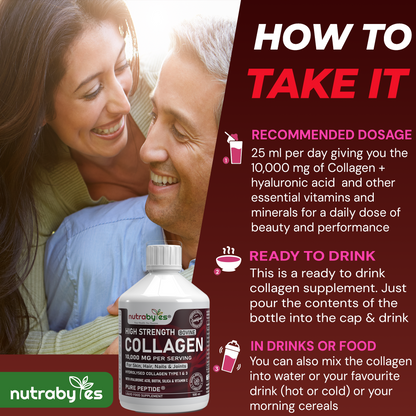 High Strength Liquid Bovine Collagen Supplement