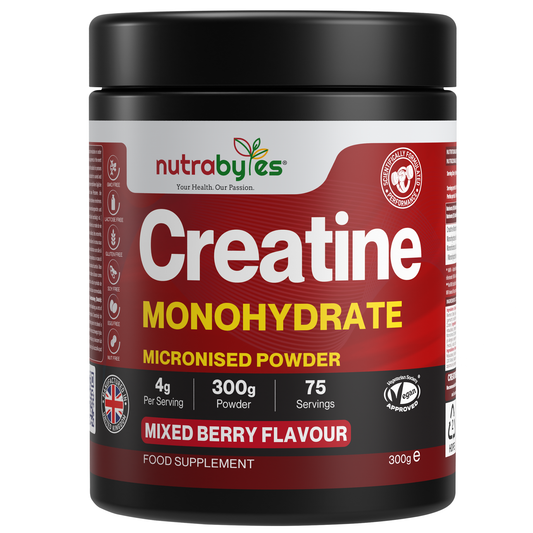 Nutrabolics Creatine Monohydrate supplement container on a white background