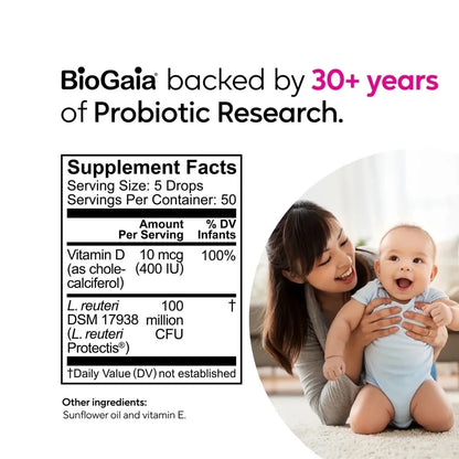 BioGaia Protectis Baby Probiotic Drops with Vitamin D 10ml