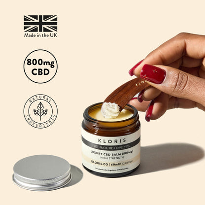 Bálsamo de CBD de alta concentración 800 mg de KLORIS