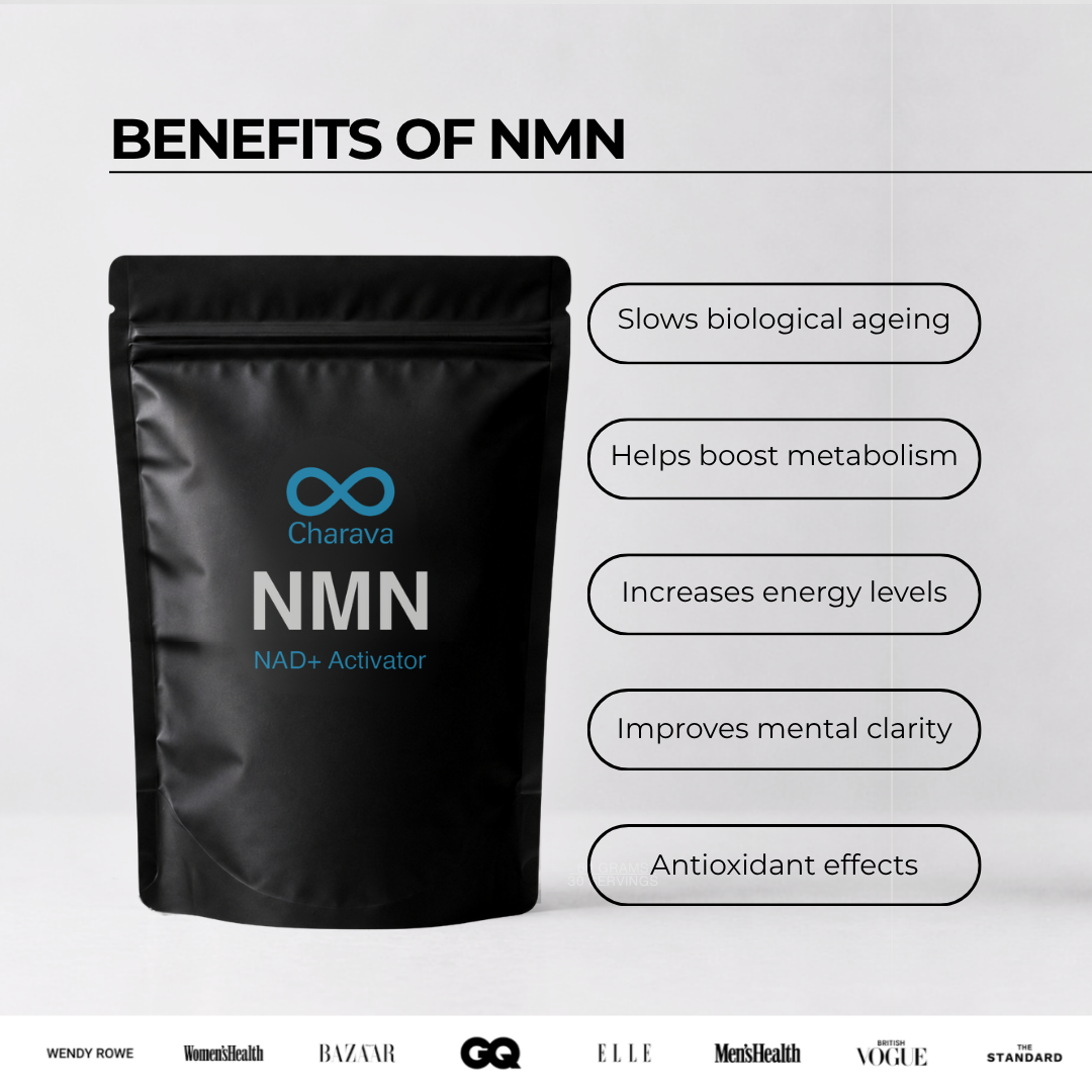 Charava NMN Powder — 99.6% Pure NAD+ Precursor
