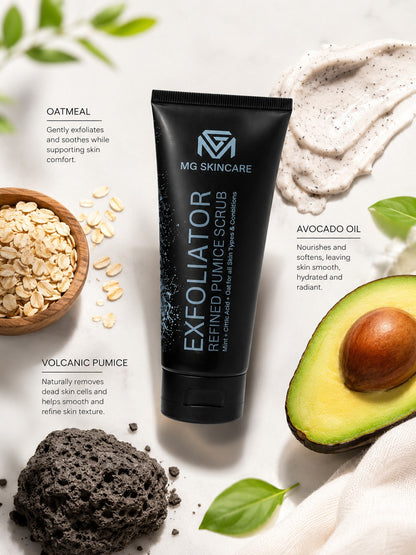MG Skincare Face Scrub with Bamboo & Oatmeal