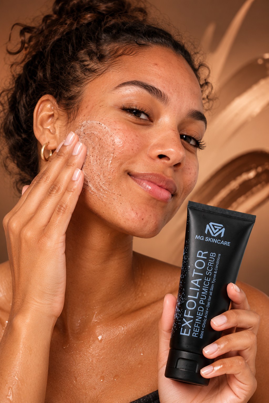 MG Skincare Face Scrub with Bamboo & Oatmeal