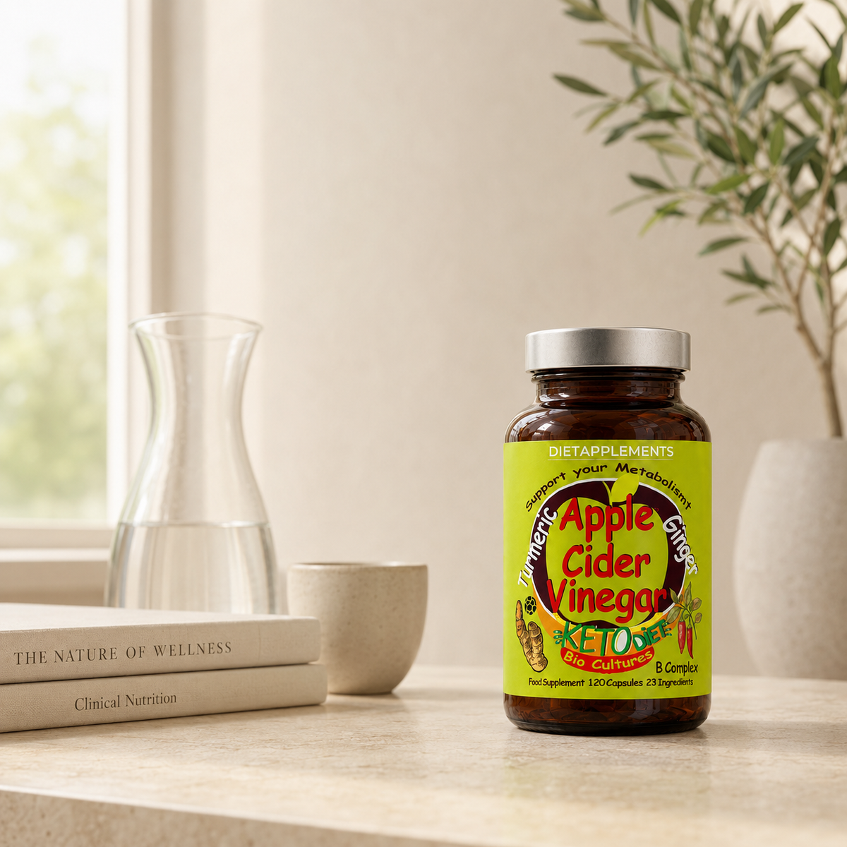 Dietapplements Apple Cider Vinegar Capsules with Vitamins & Minerals