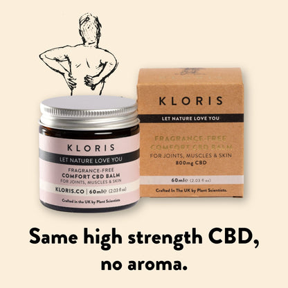 Bálsamo de CBD sin fragancia KLORIS 800mg