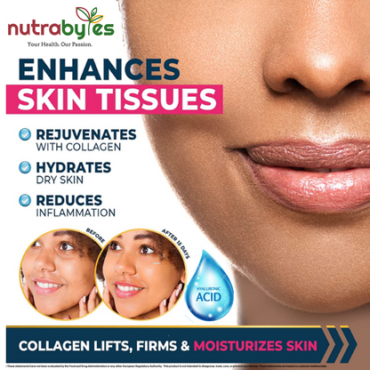 Ultimate Marine Collagen Capsules | Hyaluronic Acid, Vitamin C & Retinyl Acetate | 180 Capsules | 3-Month Supply