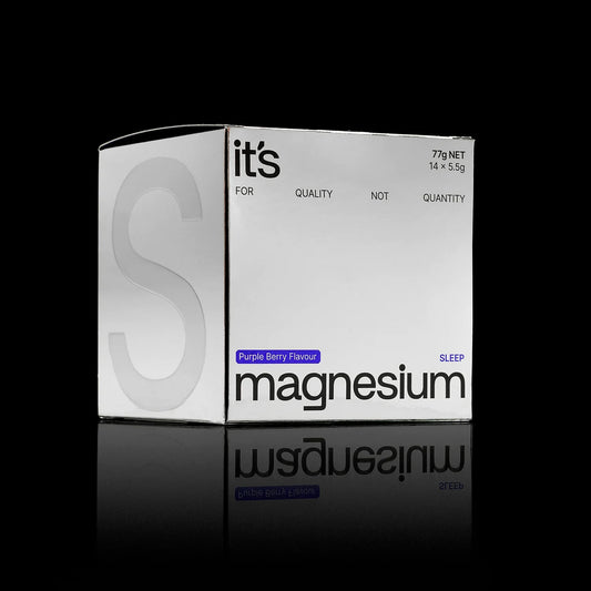 Magnesium SLEEP – Polvo de magnesio bisglicinato y taurato para dormir con valeriana y cereza Montmorency
