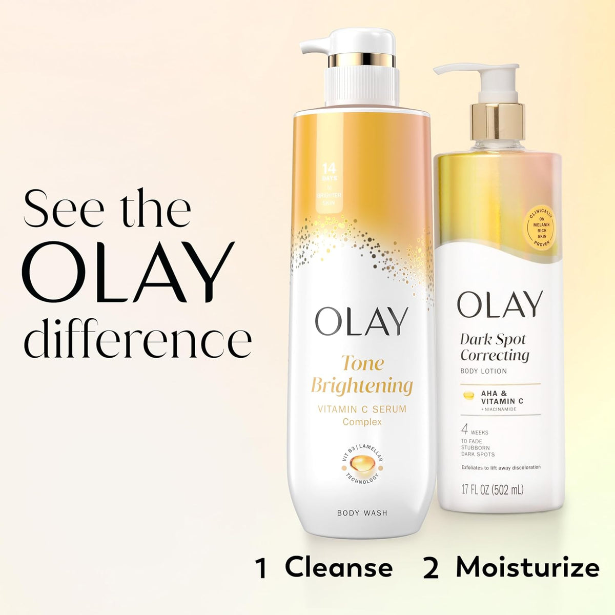 Olay Dark Spot Correcting Body Lotion with AHA, 17oz