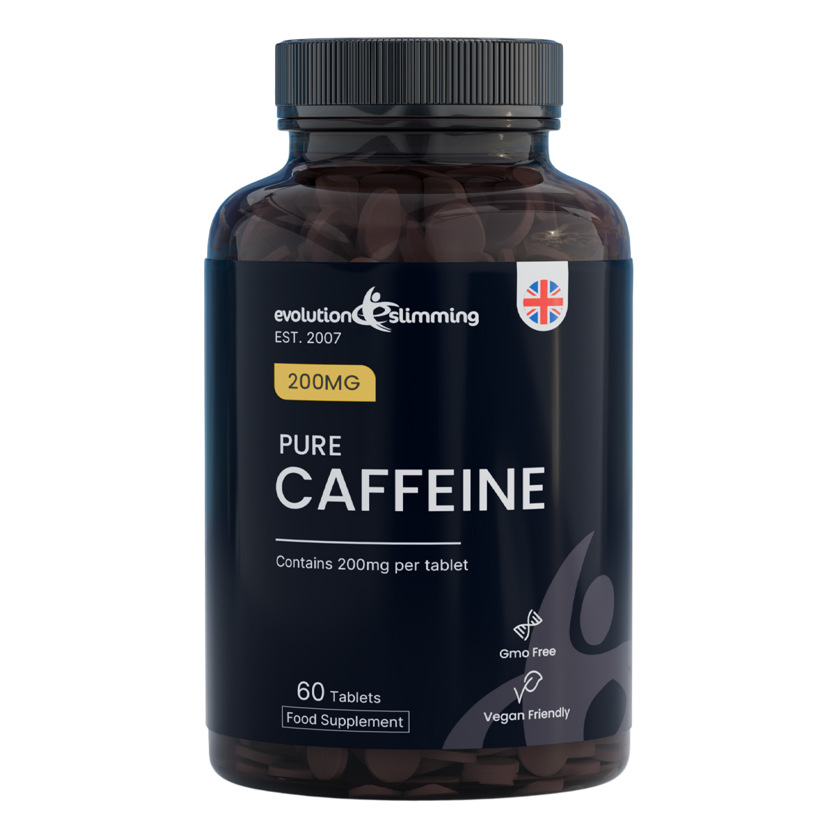 Cafeína Pura 200mg Comprimidos