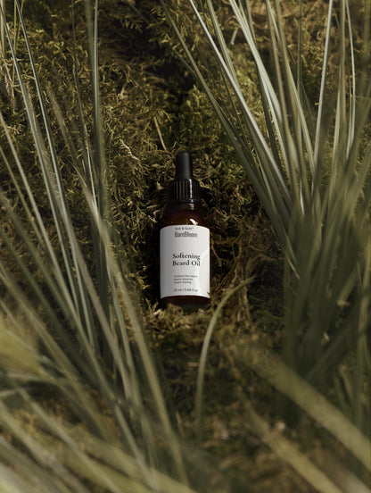 Aceite Suavizante para Barba BareBloom Noir y Dorado