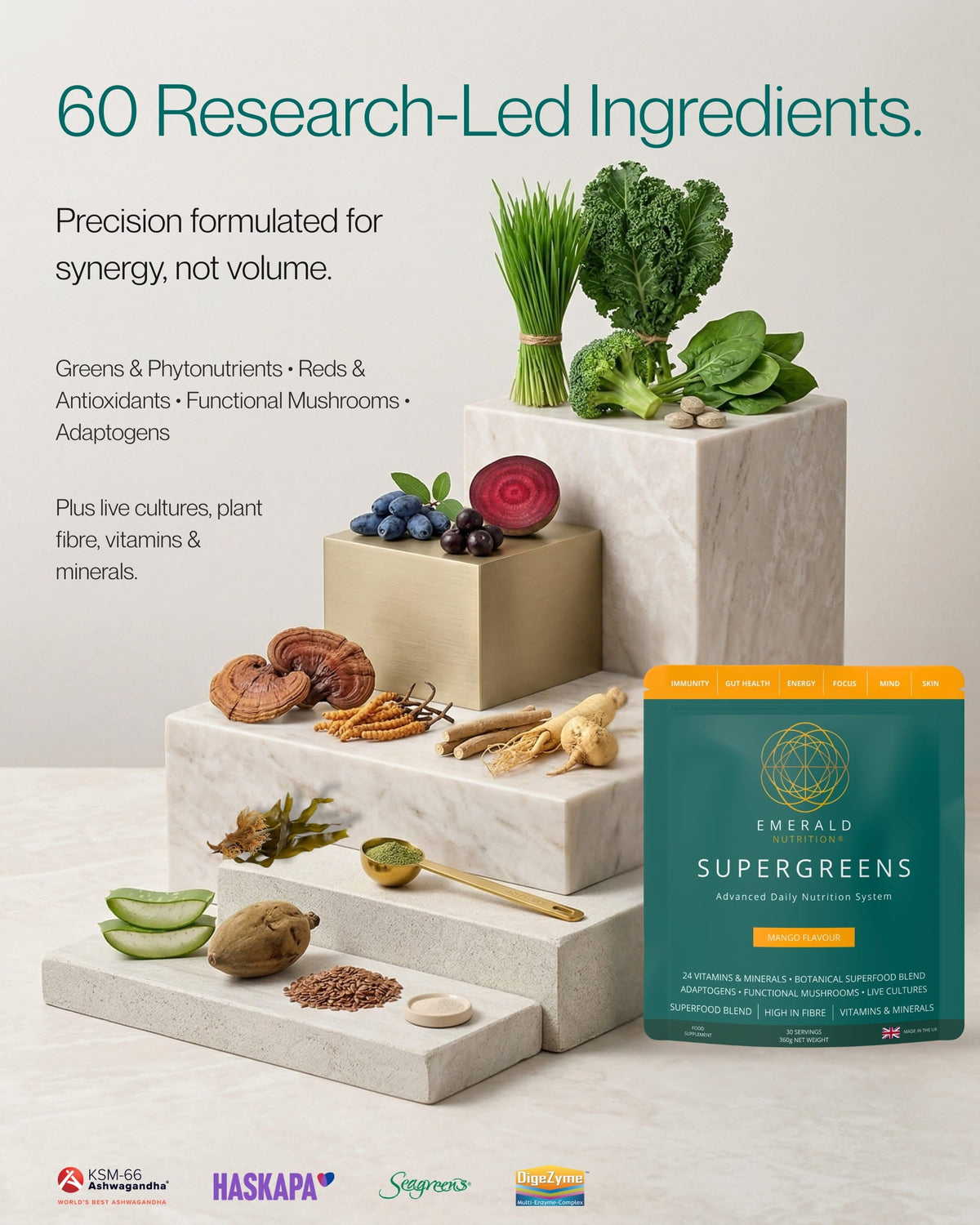Emerald Nutrition Supergreens Powder