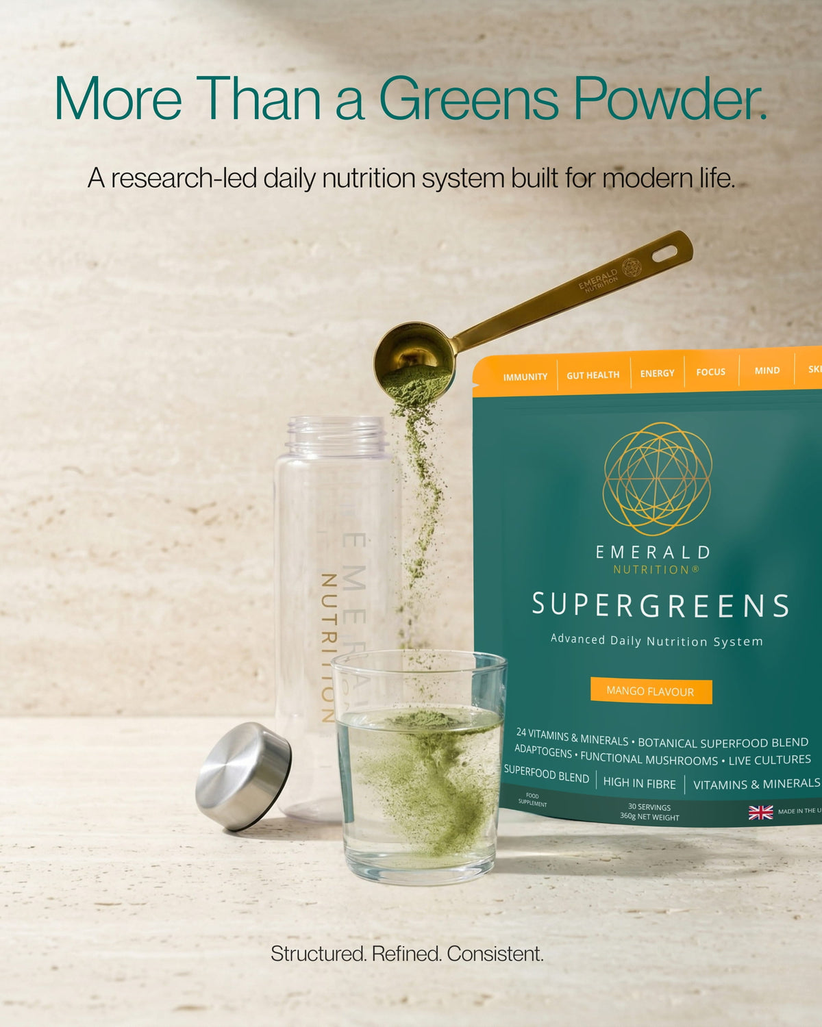 Emerald Nutrition Supergreens Powder