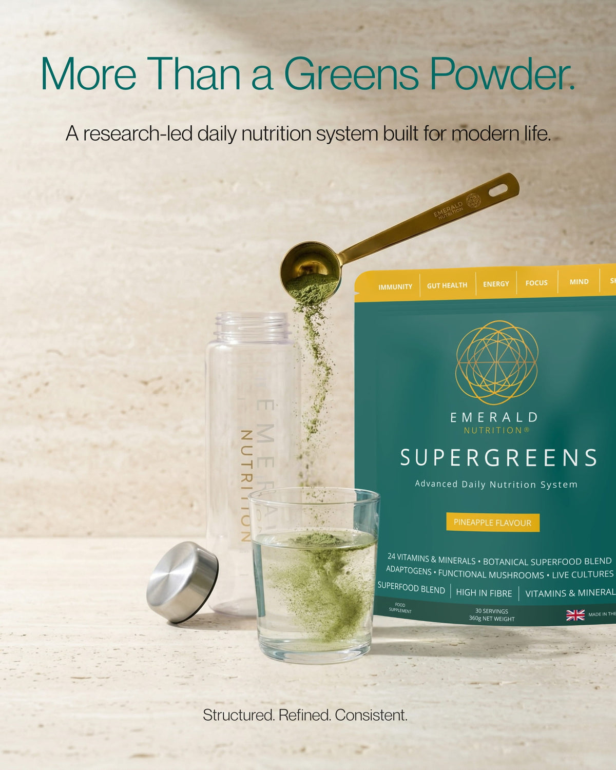 Emerald Nutrition Supergreens Powder