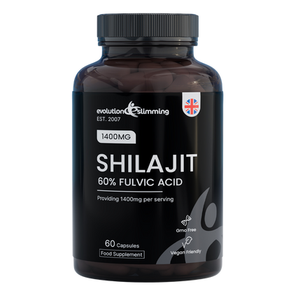 Shilajit Capsules 1400mg Shilajit with 60% Fulvic Acid High Strength Capsules