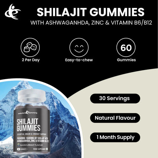 Gomitas de Shilajit con Ashwagandha