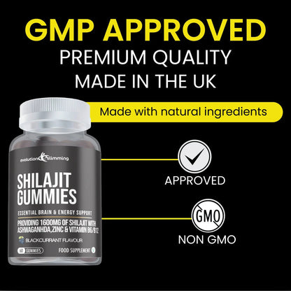 Gomitas de Shilajit con Ashwagandha