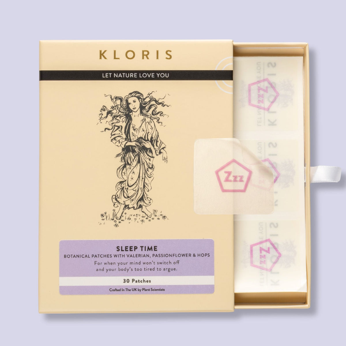 KLORIS Parches para Dormir con CBD y Hierbas