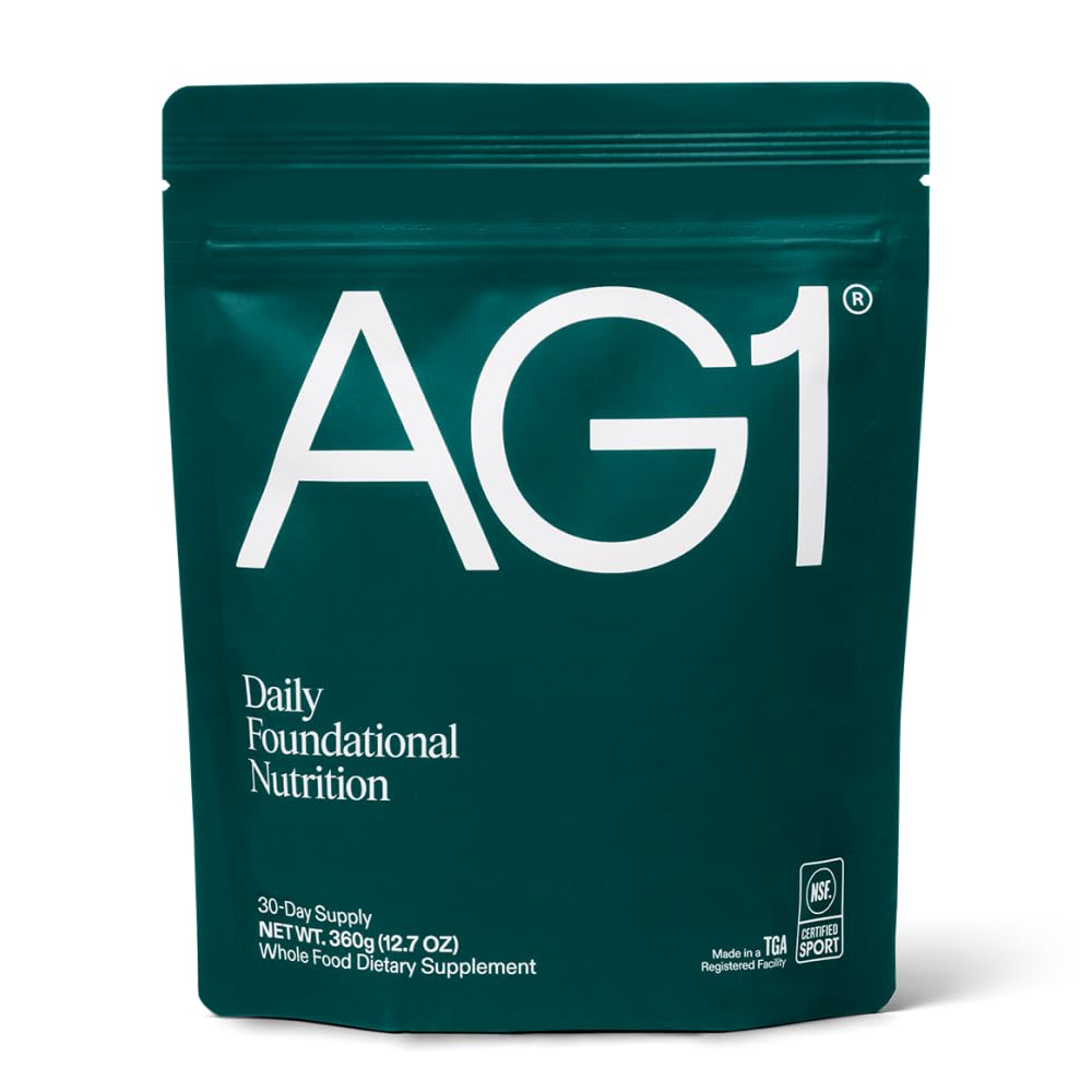 AG1 Greens Powder Bolsa de Recambio – 75 Vitaminas, Multivitamínico y Probiótico | Salud Intestinal