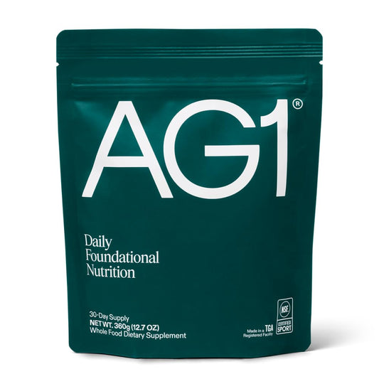 AG1 Greens Powder Bolsa de Recambio – 75 Vitaminas, Multivitamínico y Probiótico | Salud Intestinal