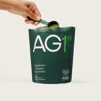 AG1 Greens Powder Bolsa de Recambio – 75 Vitaminas, Multivitamínico y Probiótico | Salud Intestinal