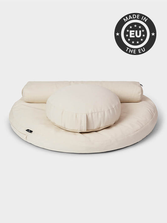 Kit de meditación Zabuton de Yoga Studio EU — Zafu y cojín Pranayama