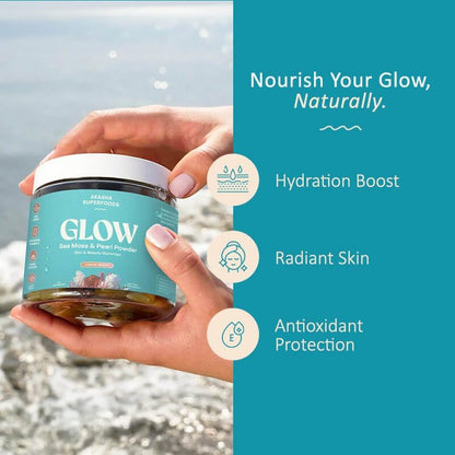 Gomitas Akasha Sea Moss Glow – Vitaminas para cabello, piel y uñas | 60 unidades