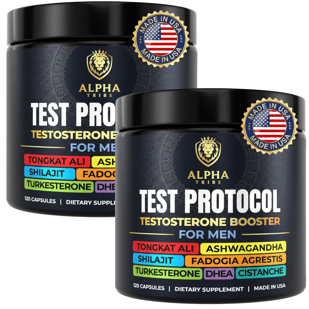 Alpha Tribe Test Protocol – Natural Testosterone Support | 2-Pack - Calm Era