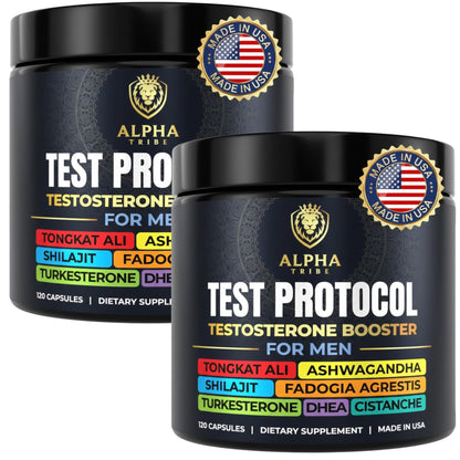 Alpha Tribe Test Protocol – Natural Testosterone Support | 2-Pack - Calm Era