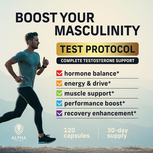 Alpha Tribe Test Protocol – Natural Testosterone Support | 2-Pack - Calm Era