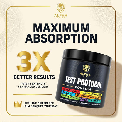 Alpha Tribe Test Protocol – Natural Testosterone Support | 2-Pack - Calm Era
