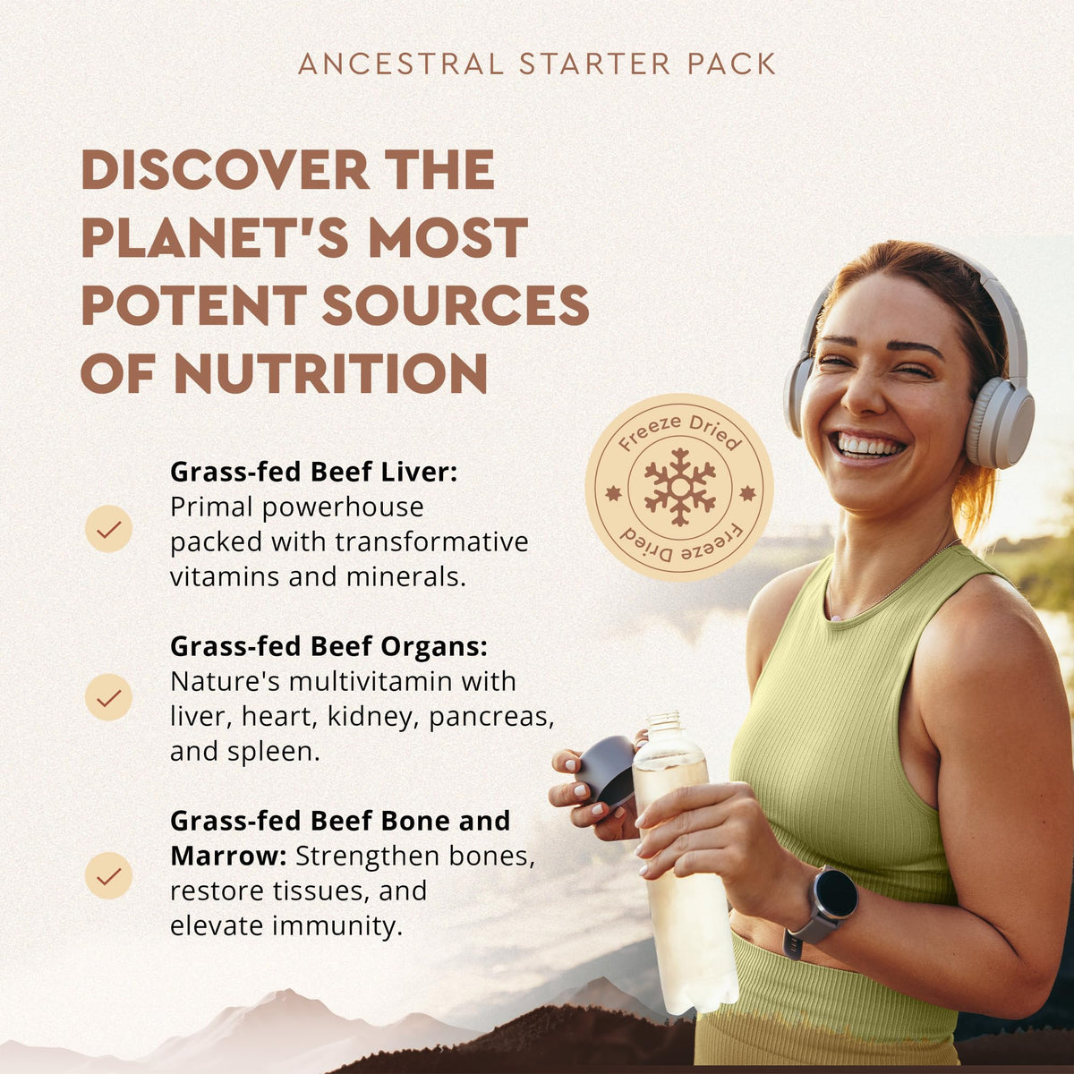 Ancestral Supplements Paquete de Inicio Órganos de Res | Órganos de Animales Alimentados con Pasto