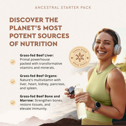 Ancestral Supplements Paquete de Inicio Órganos de Res | Órganos de Animales Alimentados con Pasto