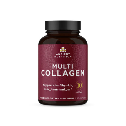Ancient Nutrition Multi-Collagen Peptides – Types I, II, III, V & X | 90 Capsules - Calm Era