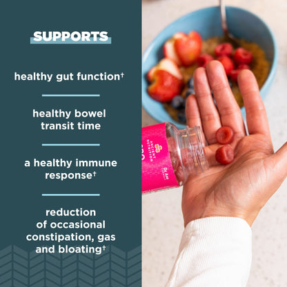 Ancient Nutrition SBO Probiotics Berry Gummies – 10B CFU | 60 Count