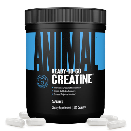 Animal Micronized Creatine Monohydrate Capsules | 300 Caps - Calm Era