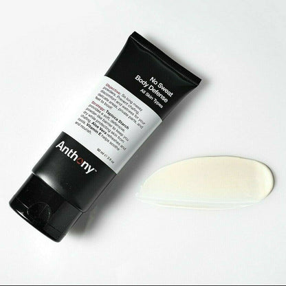 Desodorante Anthony No Sweat Body Defense para Hombres – Crema a Polvo, Sin Talco, Anti Rozaduras, 3 fl oz
