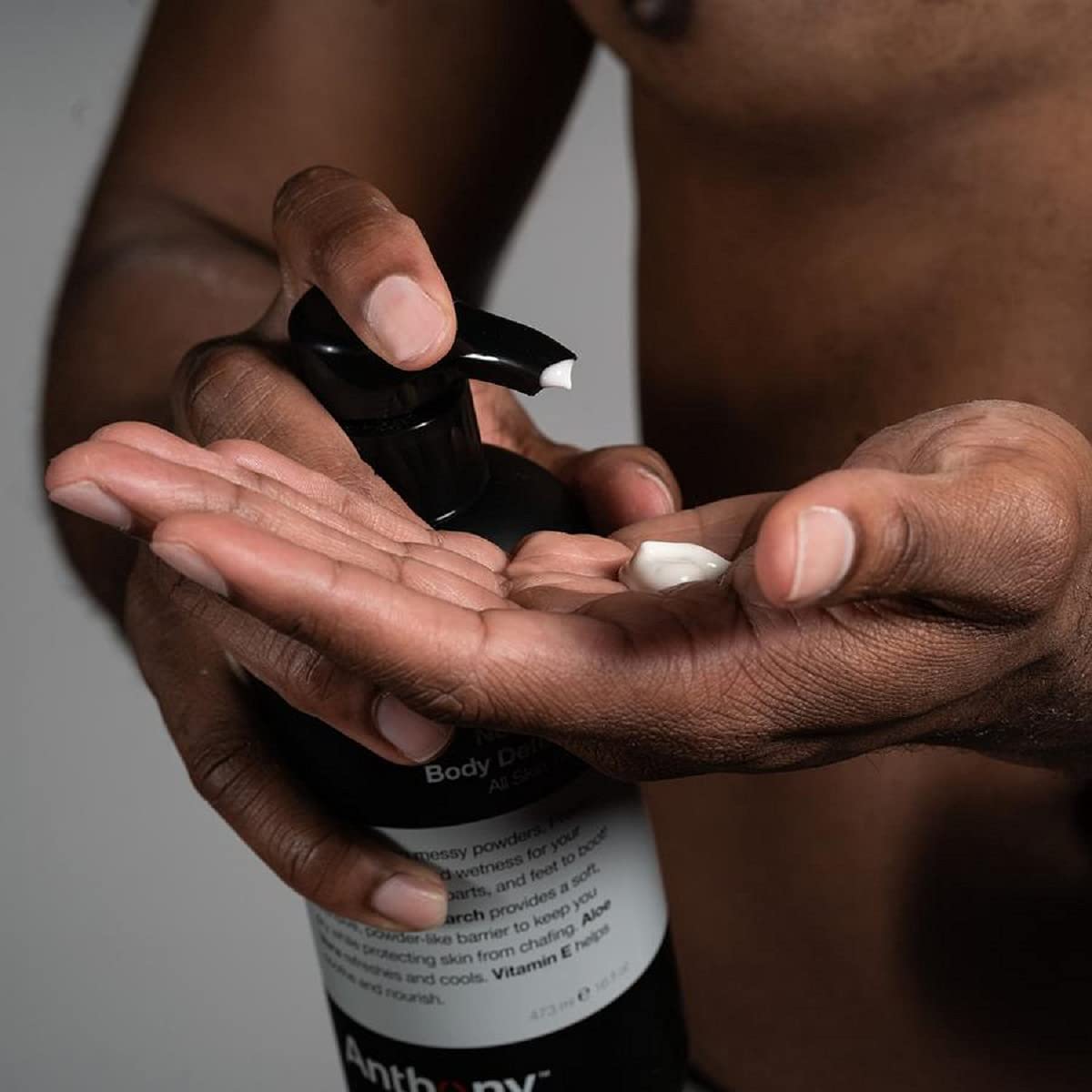 Desodorante Anthony No Sweat Body Defense para Hombres – Crema a Polvo, Sin Talco, Anti Rozaduras, 3 fl oz