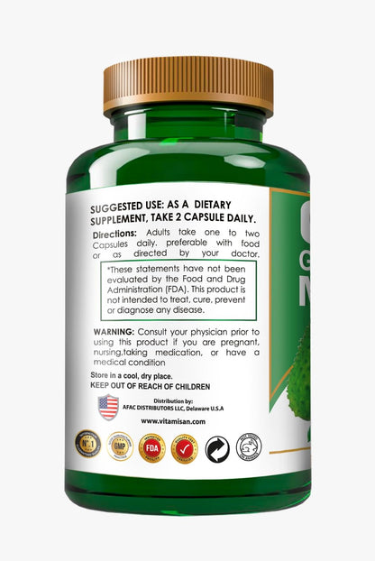 Graviola Soursop Green Superfood Capsules — Pack of 2 (240 Count)