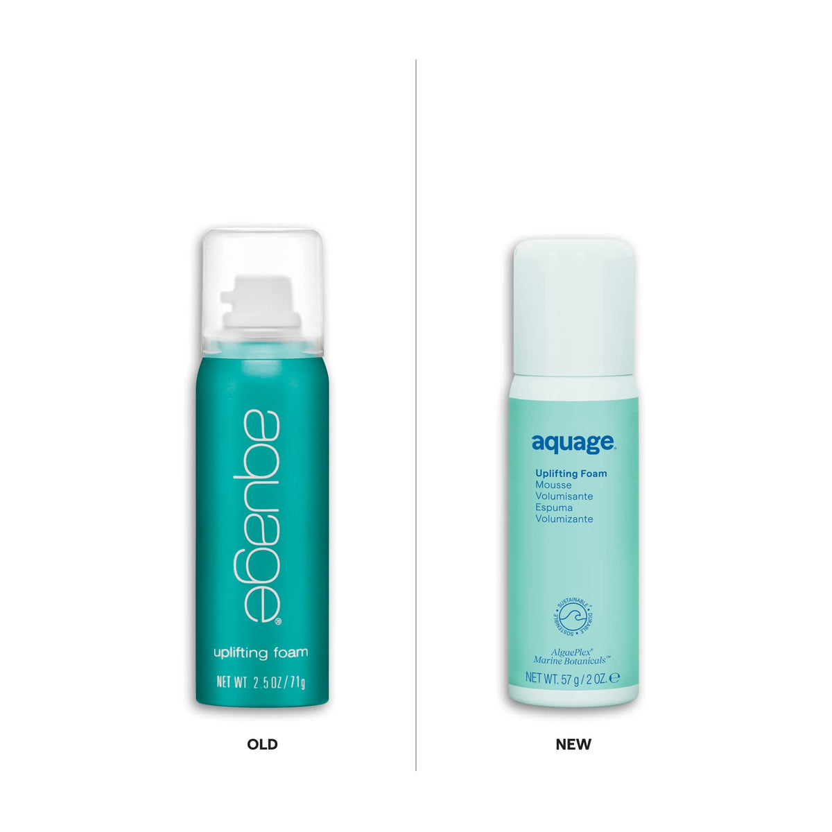 Aquage Uplifting Foam — Mousse Estilizadora Voluminizadora Ligera, Tamaño Viaje 59 ml