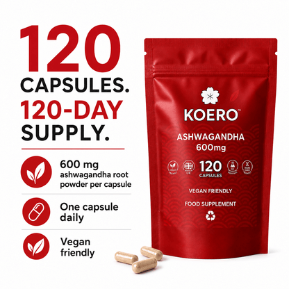 Ashwagandha Root 600 mg – 120 Capsules - Calm Era