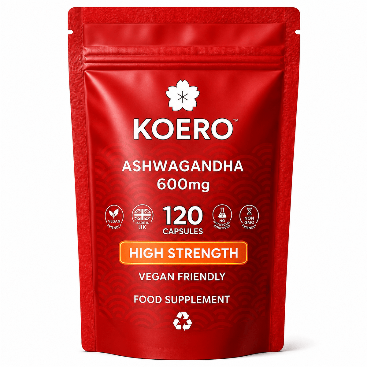 Ashwagandha Root 600 mg – 120 Capsules - Calm Era
