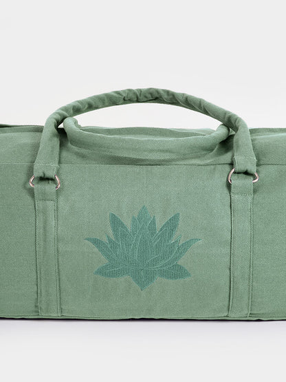 Bolsa de kit para equipo de yoga de algodón orgánico GOTS
