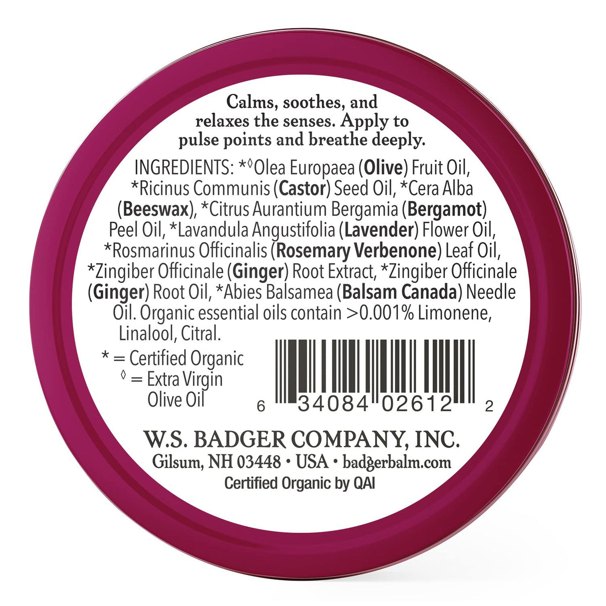 Badger Sleep Balm – Organic Night Balm with Lavender & Bergamot