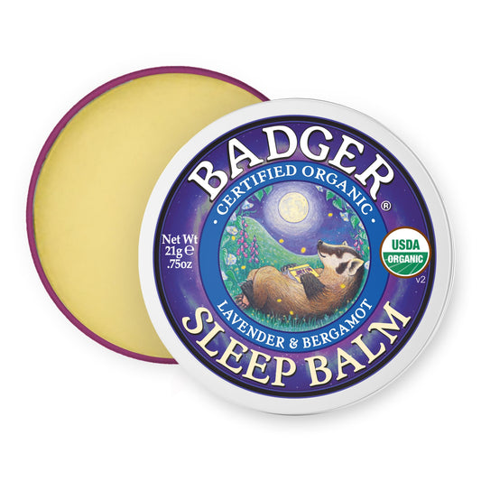 Bálsamo para Dormir Badger – Bálsamo Nocturno Ecológico con Lavanda y Bergamota