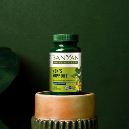 Banyan Botanicals Tabletas de apoyo para hombres – Ashwagandha, Gokshura y Mucuna, 90 tabletas