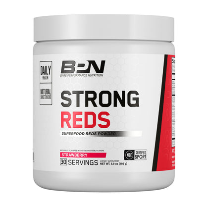 BPN Strong Reds Superfood en Polvo — Fresa, 30 Porciones