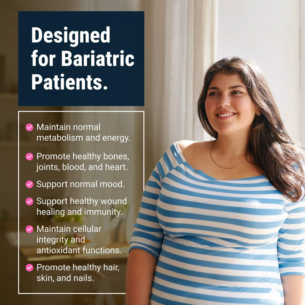 BariatricPal Multivitamin ONE — 1 Daily Capsule with 18 mg Iron | 90 Count - Calm Era